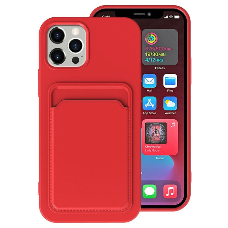 TPU + Flannel Lining Shockproof  Case with Card Slots, For iPhone 11 Pro Max, For iPhone 11