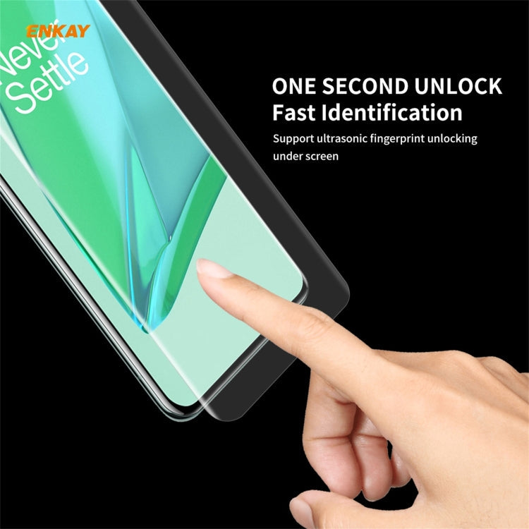 For OnePlus 9 Pro ENKAY Hat-Prince 3D Full Screen PET Curved Hot Bending HD Screen Protector Soft Film, 1 PCS, 2 PCS, 5 PCS, 10 PCS