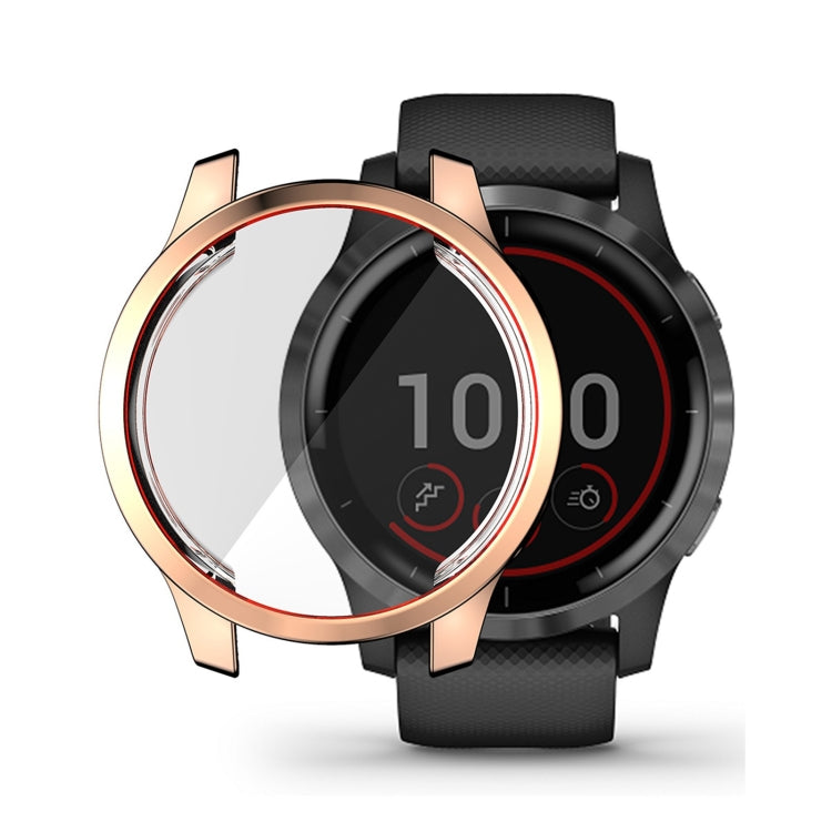 For Garmin Venu 2 45mm / Vivoactive 4 45mm ENKAY Hat-Prince Full Coverage Electroplate TPU Soft Case