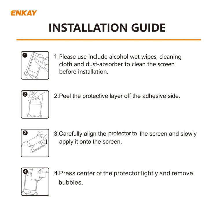 ENKAY Hat-Prince 0.33mm 9H Surface Hardness 2.5D Explosion-proof Tempered Glass Protector Film for Huawei MatePad T 8 / Honor Tablet X7