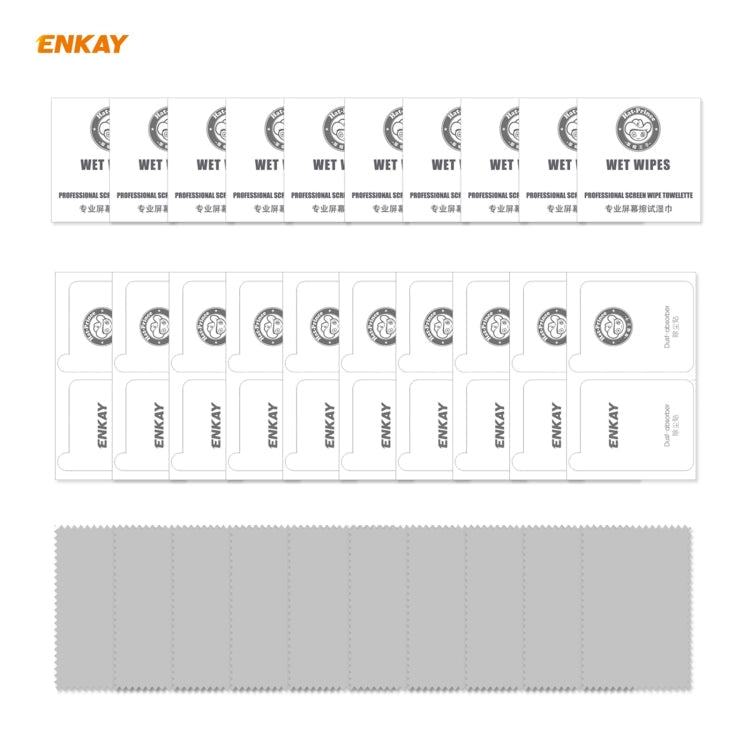 10 PCS ENKAY Hat-Prince Full Glue 0.26mm 9H 2.5D Tempered Glass Full Coverage Film, For Xiaomi Poco M3 Pro / Redmi Note 10 5G(10pcs)