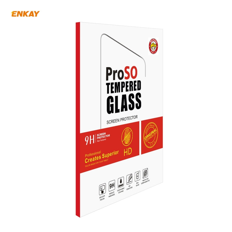 For Amazon Fire HD 10 / HD 10 Plus 2021 ENKAY Hat-Prince 0.33mm 9H Surface Hardness 2.5D Explosion-proof Tempered Glass Protector Film, 1 PCS, 2 PCS