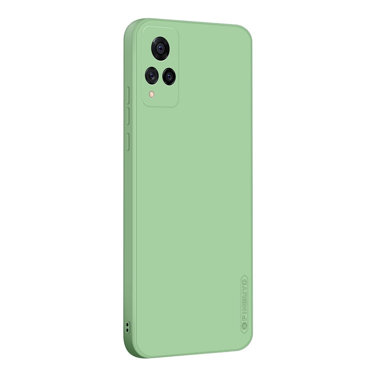 For vivo S9 PINWUYO Touching Series Liquid Silicone TPU Shockproof Case(Green)