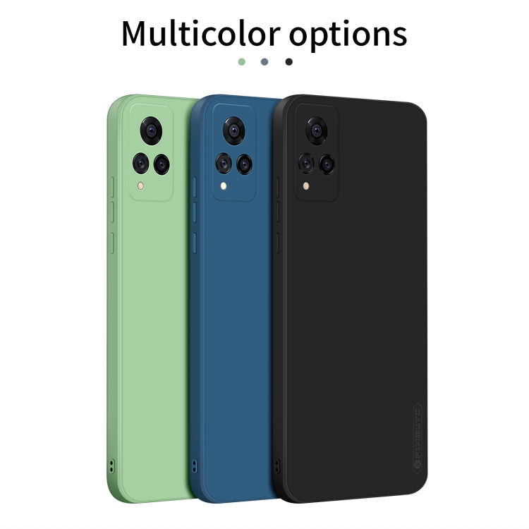 For vivo S9 PINWUYO Touching Series Liquid Silicone TPU Shockproof Case(Green)