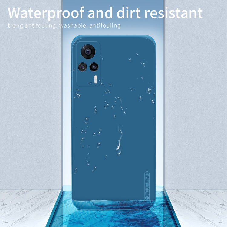 For vivo S9e PINWUYO Touching Series Liquid Silicone TPU Shockproof Case(Green)