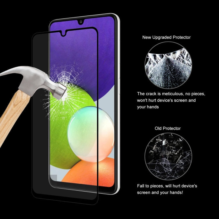 10 PCS ENKAY Hat-Prince Full Glue 0.26mm 9H 2.5D Tempered Glass Screen Protector Full Coverage Film, For Samsung Galaxy A22 4G, For Samsung Galaxy A22 5G, For Samsung Galaxy F22 / M22, For Honor 50 SE (10 PCS), For Samsung Galaxy F52 5G /G62 /M62      ...