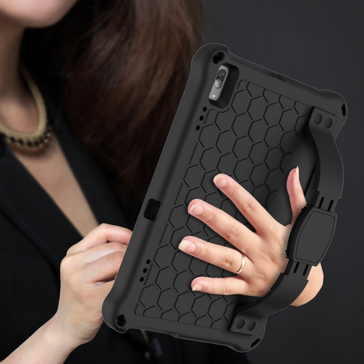 Honeycomb Design EVA + PC Material Four Corner Anti Falling Flat Protective Shell with Strap, For Lenovo Tab M10 TB-X505X/F, For Lenovo Smart Tab M10 TB-605F, For Lenovo Smart Tab M10 TB-606F