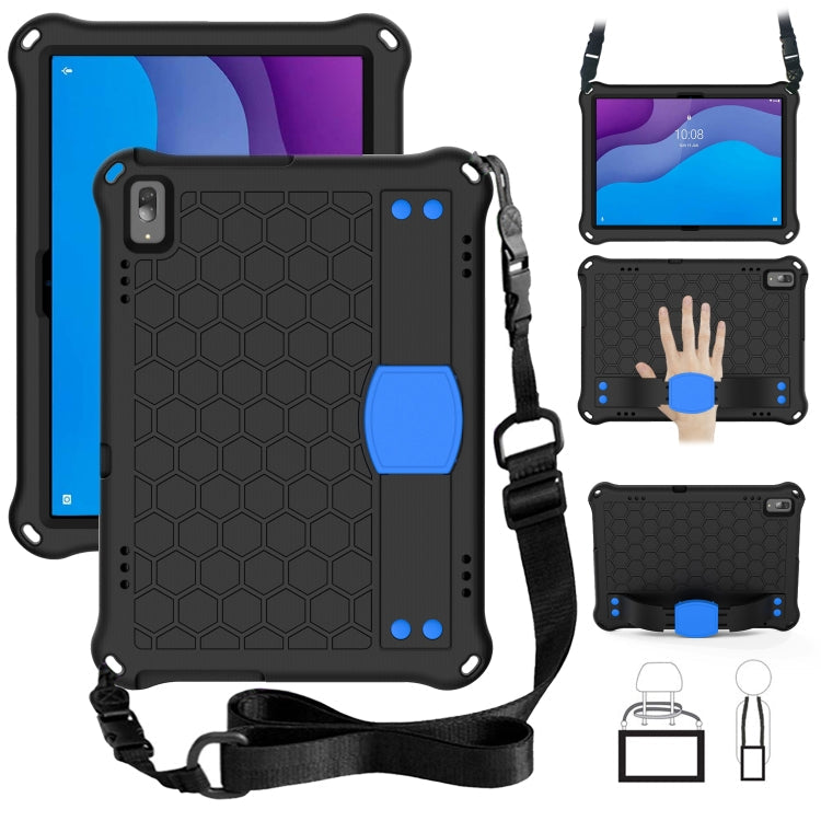 Honeycomb Design EVA + PC Material Four Corner Anti Falling Flat Protective Shell with Strap, For Lenovo Tab M10 TB-X505X/F, For Lenovo Smart Tab M10 TB-605F, For Lenovo Smart Tab M10 TB-606F