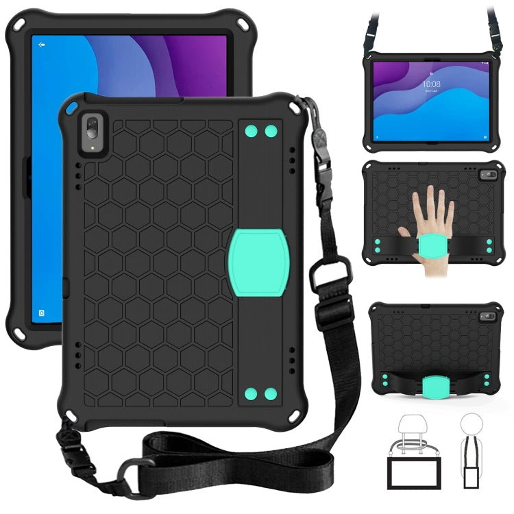 Honeycomb Design EVA + PC Material Four Corner Anti Falling Flat Protective Shell with Strap, For Lenovo Tab M10 TB-X505X/F, For Lenovo Smart Tab M10 TB-605F, For Lenovo Smart Tab M10 TB-606F