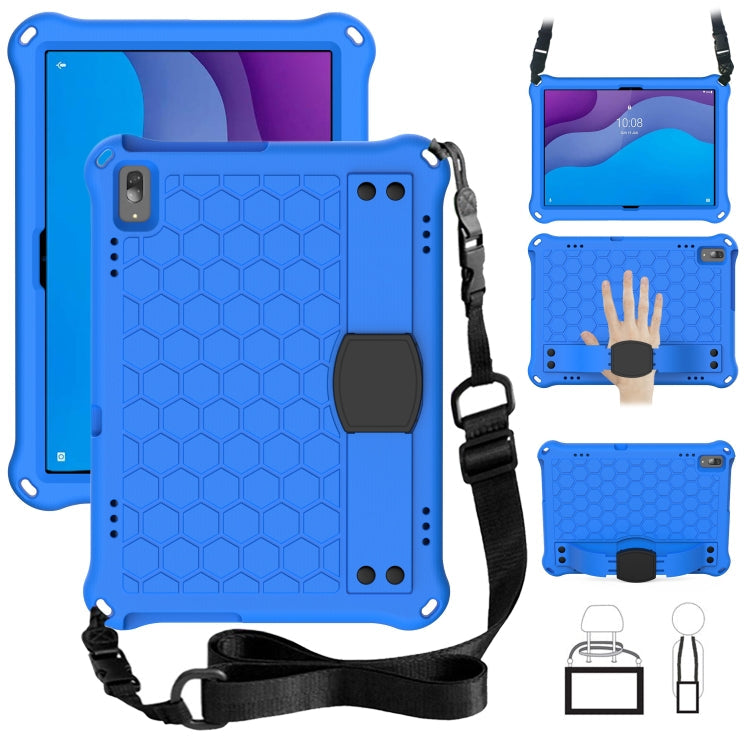 Honeycomb Design EVA + PC Material Four Corner Anti Falling Flat Protective Shell with Strap, For Lenovo Tab M10 TB-X505X/F, For Lenovo Smart Tab M10 TB-605F, For Lenovo Smart Tab M10 TB-606F