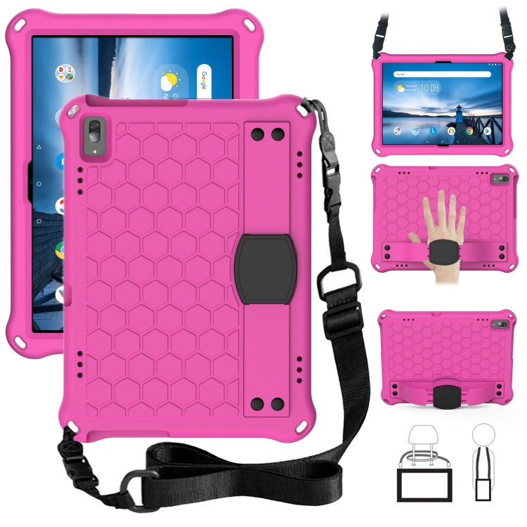 Honeycomb Design EVA + PC Material Four Corner Anti Falling Flat Protective Shell with Strap, For Lenovo Tab M10 TB-X505X/F, For Lenovo Smart Tab M10 TB-605F, For Lenovo Smart Tab M10 TB-606F