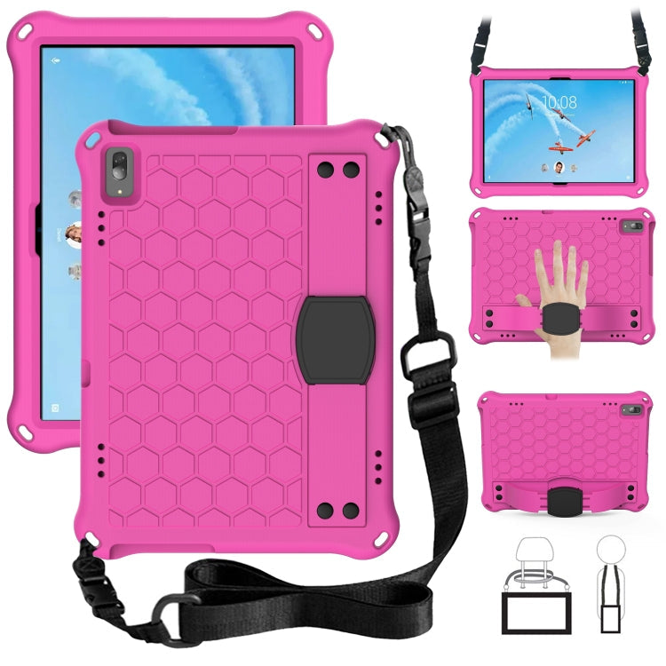 Honeycomb Design EVA + PC Material Four Corner Anti Falling Flat Protective Shell with Strap, For Lenovo Tab P10 TB-X705F/L, For Lenovo Tab E10 TB-X104F