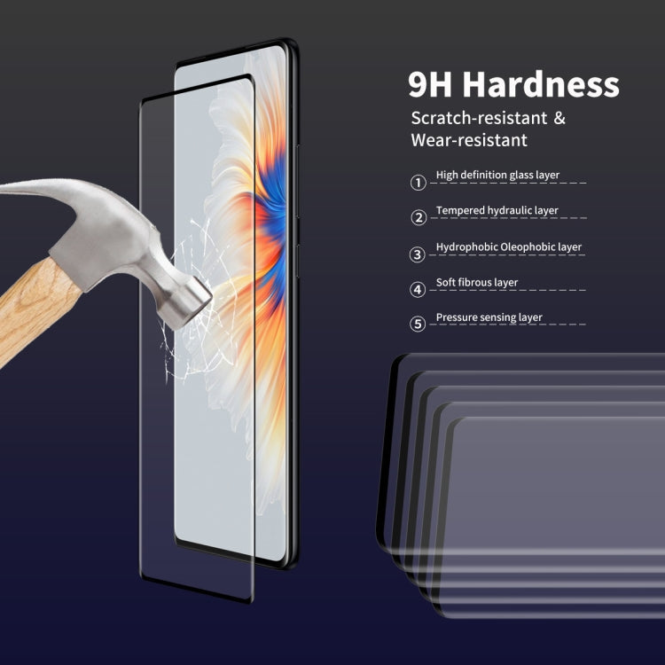 1 PCS For Xiaomi Mix 4 ENKAY Hat-Prince 3D Curved Explosion-proof Full Coverage Film Heat Bending Tempered Glass Protector