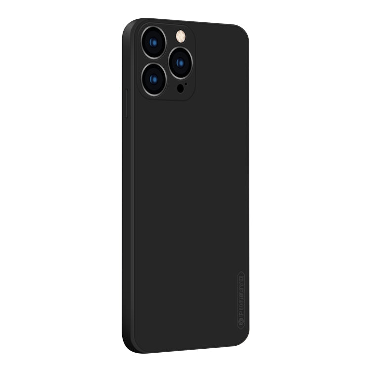 For iPhone 13 Pro PINWUYO Touching Series Liquid Silicone TPU Shockproof Case (Black)