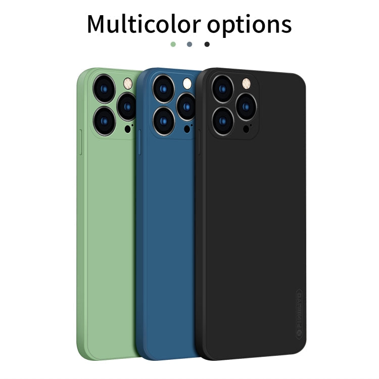 For iPhone 13 Pro PINWUYO Touching Series Liquid Silicone TPU Shockproof Case (Black)
