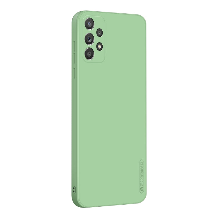 For Samsung Galaxy A52 4G/5G PINWUYO Touching Series Liquid Silicone TPU Shockproof Case(Green)
