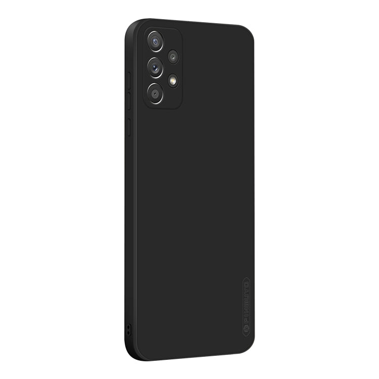 For Samsung Galaxy A72 4G/5G PINWUYO Touching Series Liquid Silicone TPU Shockproof Case(Black)