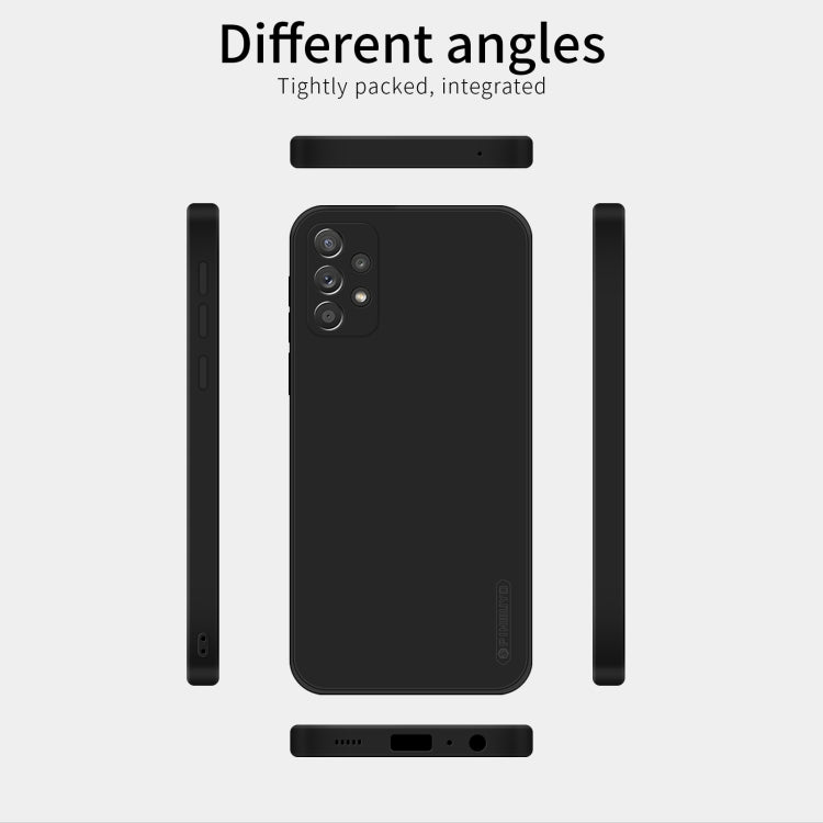 For Samsung Galaxy A72 4G/5G PINWUYO Touching Series Liquid Silicone TPU Shockproof Case(Black)