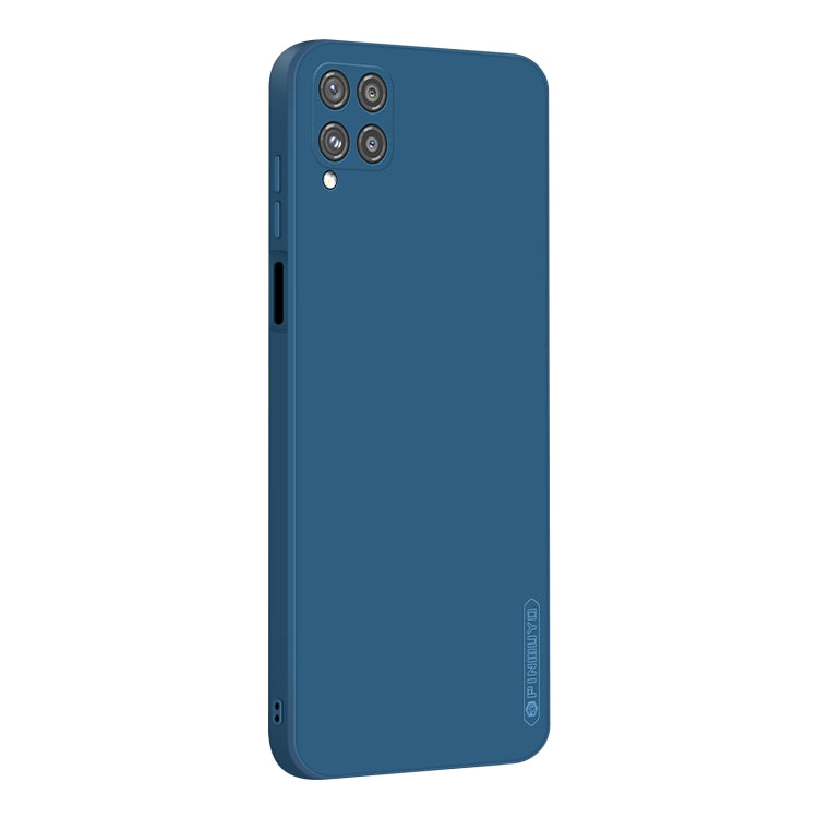 For Samsung Galaxy A22 4G / M22  / M32 PINWUYO Touching Series Liquid Silicone TPU Shockproof Case(Blue)