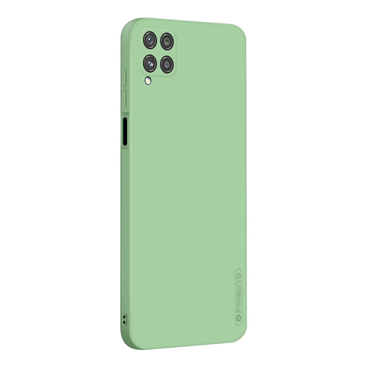 For Samsung Galaxy A22 4G / M22  / M32 PINWUYO Touching Series Liquid Silicone TPU Shockproof Case(Green)