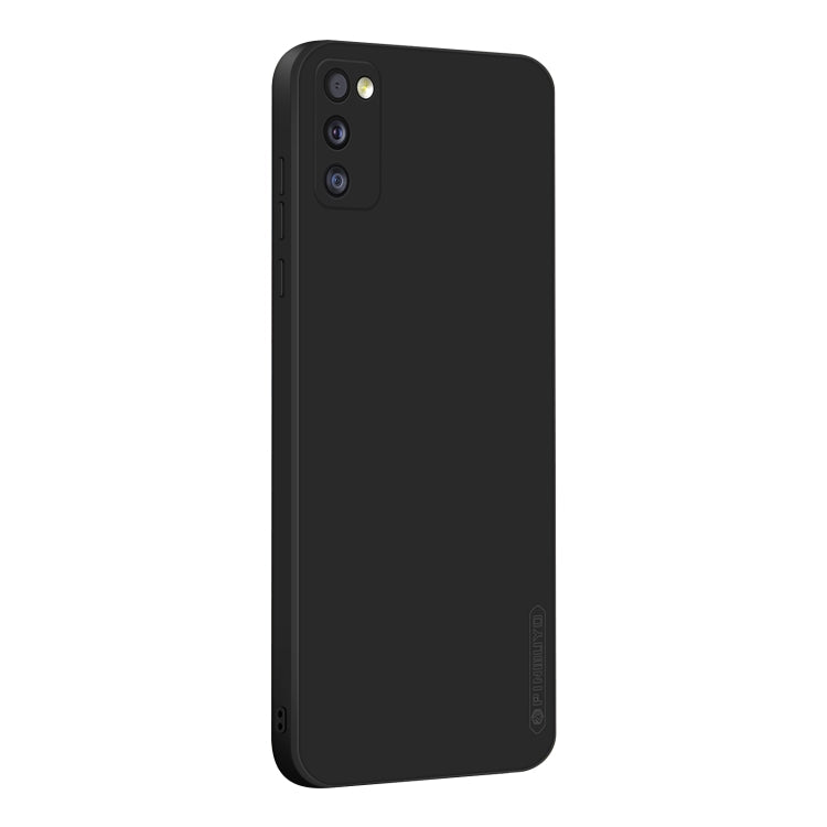 For Samsung Galaxy A41 PINWUYO Touching Series Liquid Silicone TPU Shockproof Case(Black)