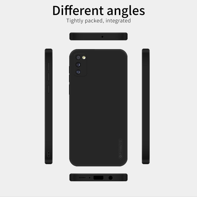 For Samsung Galaxy A41 PINWUYO Touching Series Liquid Silicone TPU Shockproof Case(Black)