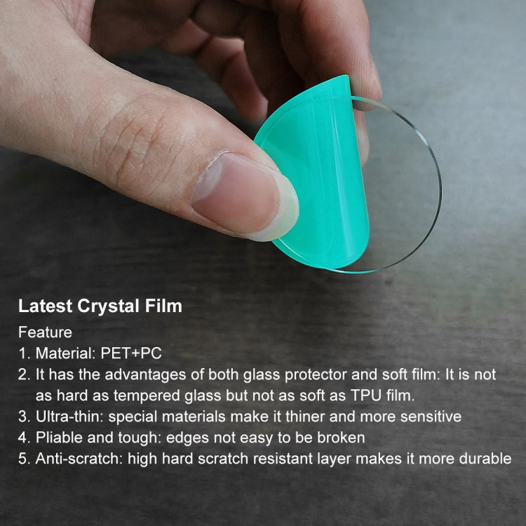 For Samsung Galaxy Watch4 Classic 46mm ENKAY Hat-Prince Crystal Screen Protector Anti-scratch Watch Film, 1 PCS, 2 PCS