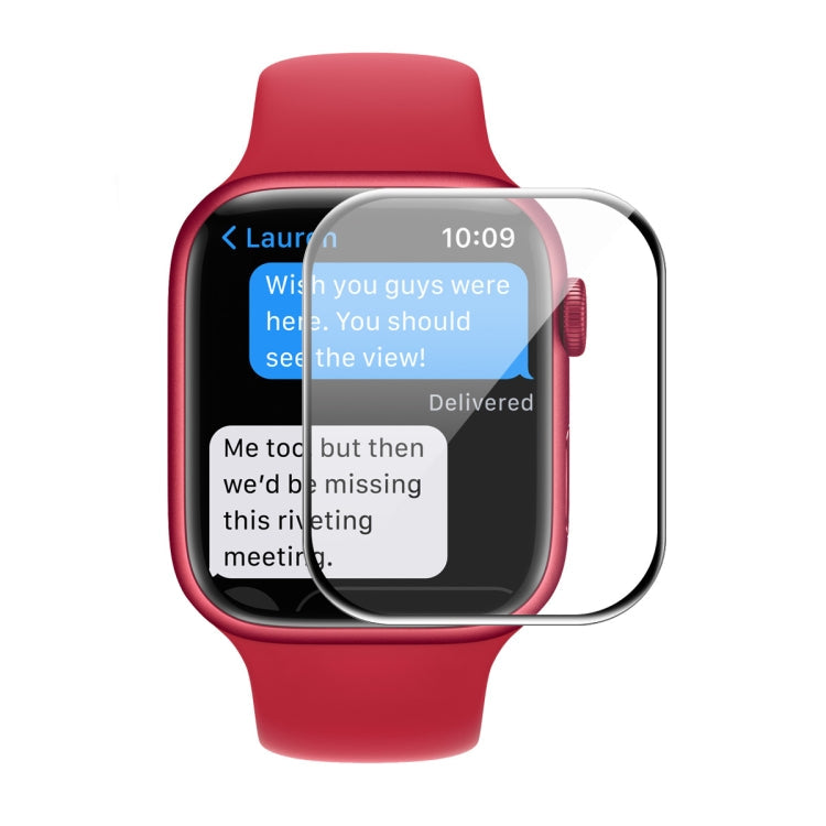 1 PCS ENKAY Hat-Prince 3D Full Coverage Soft PC Edge + PMMA HD Screen Protector Film For Apple Watch Series 9 / 8 / 7 45mm, 1 PCS, 2 PCS, 5 PCS, 10 PCS