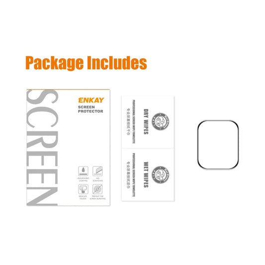 1 PCS ENKAY Hat-Prince 3D Full Coverage Soft PC Edge + PMMA HD Screen Protector Film For Apple Watch Series 9 / 8 / 7 45mm, 1 PCS, 2 PCS, 5 PCS, 10 PCS