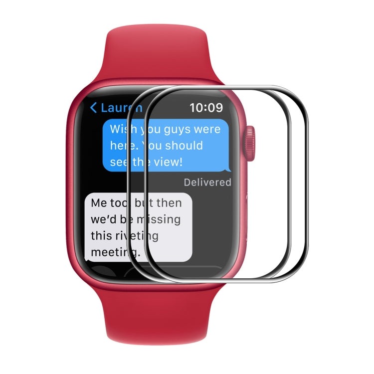 1 PCS ENKAY Hat-Prince 3D Full Coverage Soft PC Edge + PMMA HD Screen Protector Film For Apple Watch Series 9 / 8 / 7 45mm, 1 PCS, 2 PCS, 5 PCS, 10 PCS