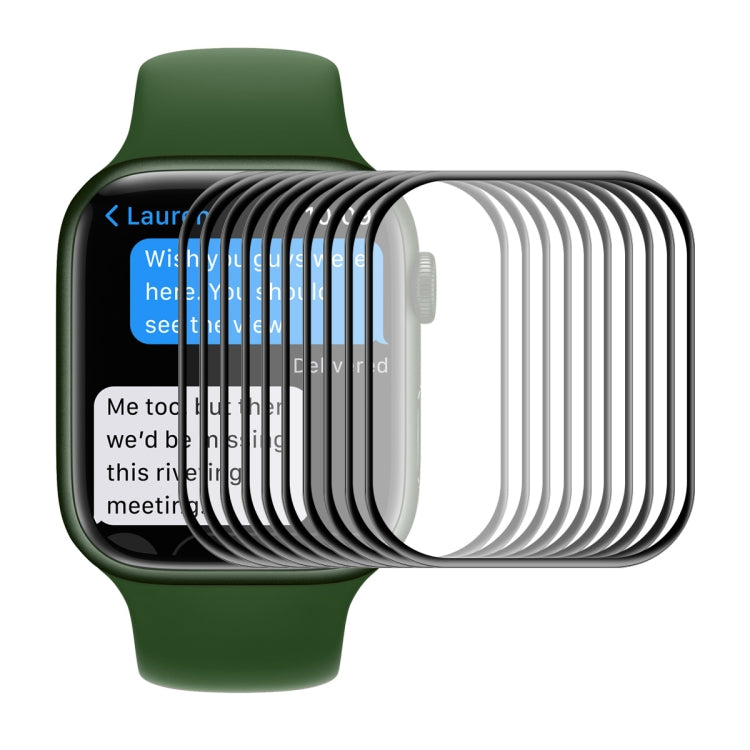 ENKAY Hat-Prince Case Friendly 3D Full Screen PET Curved Hot Bending HD Screen Protector Film For Apple Watch Series 9 / 8 / 7 41mm, 1 PC For Apple Watch Series 7 41mm, 2 PCS For Apple Watch Series 7 41mm, 5 PCS For Apple Watch Series 7 41mm           ...