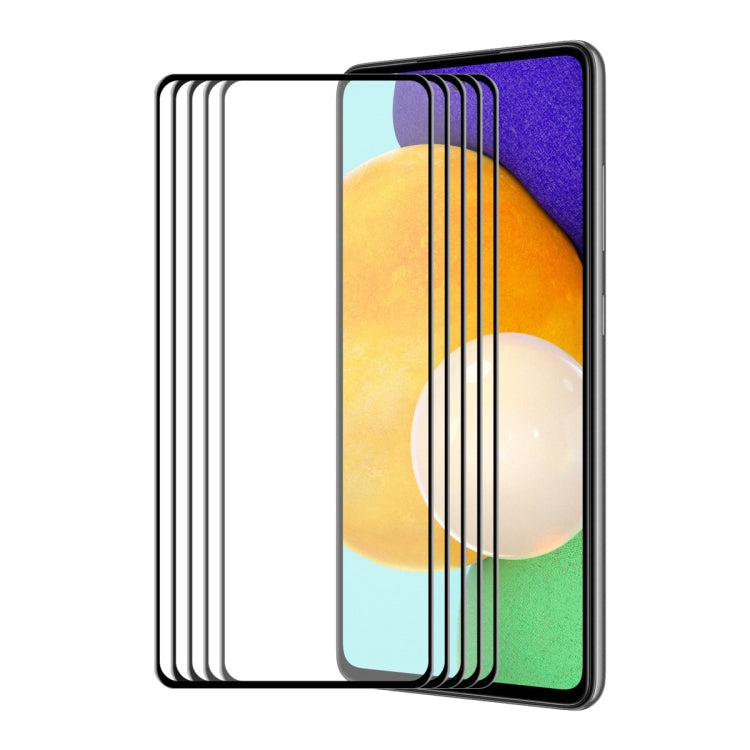 5 PCS ENKAY Hat-Prince Full Glue Tempered Glass 6D Full Coverage Anti-scratch Protector, For Samsung Galaxy A03s 164mm(5pcs), For Samsung Galaxy A03s 166mm(5pcs), For Samsung Galaxy A22 4G(5pcs), For Samsung Galaxy A22 5G(5pcs)                         ...