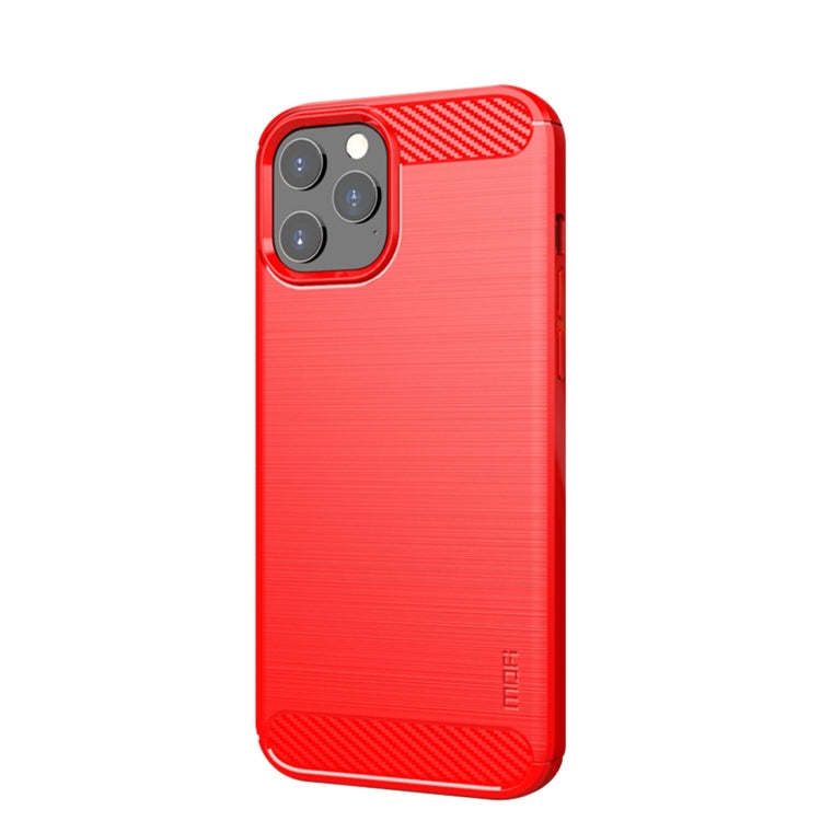 MOF Gentleness Series Brushed Texture Carbon Fiber Soft TPU Case, For iPhone 12 mini, For iPhone 12 / 12 Pro, For iPhone 12 Pro Max, For iPhone?12 / 12 Pro