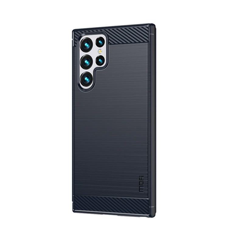 MOFI Gentleness Series Brushed Texture Carbon Fiber Soft TPU Case, For Samsung Galaxy S22 5G, For Samsung Galaxy S22+ 5G, For Samsung Galaxy S22 Ultra 5G, For Samsung Galaxy A13 5G, For Samsung Galaxy M52 5G