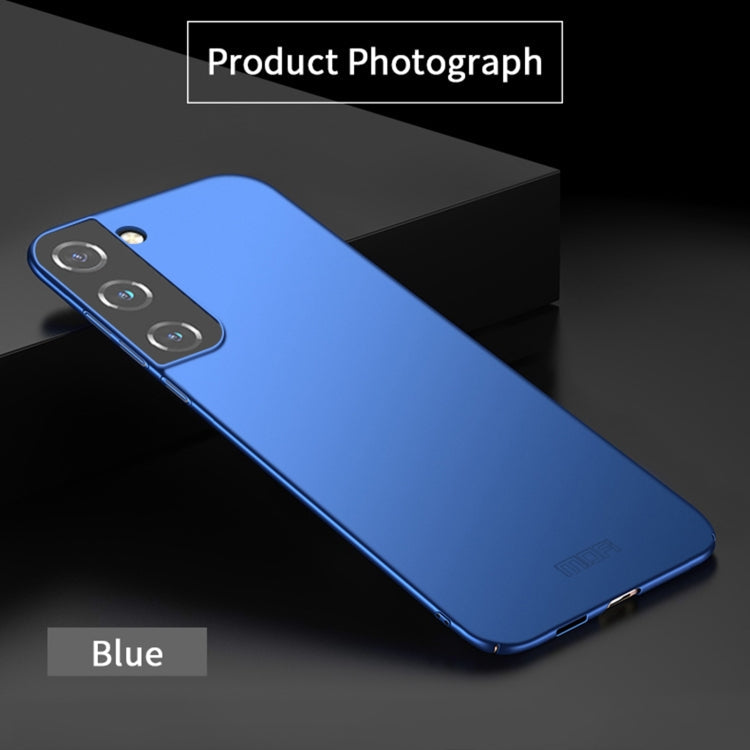 For Samsung Galaxy S22+ 5G MOFI Frosted PC Ultra-thin Hard Phone Case(Blue)