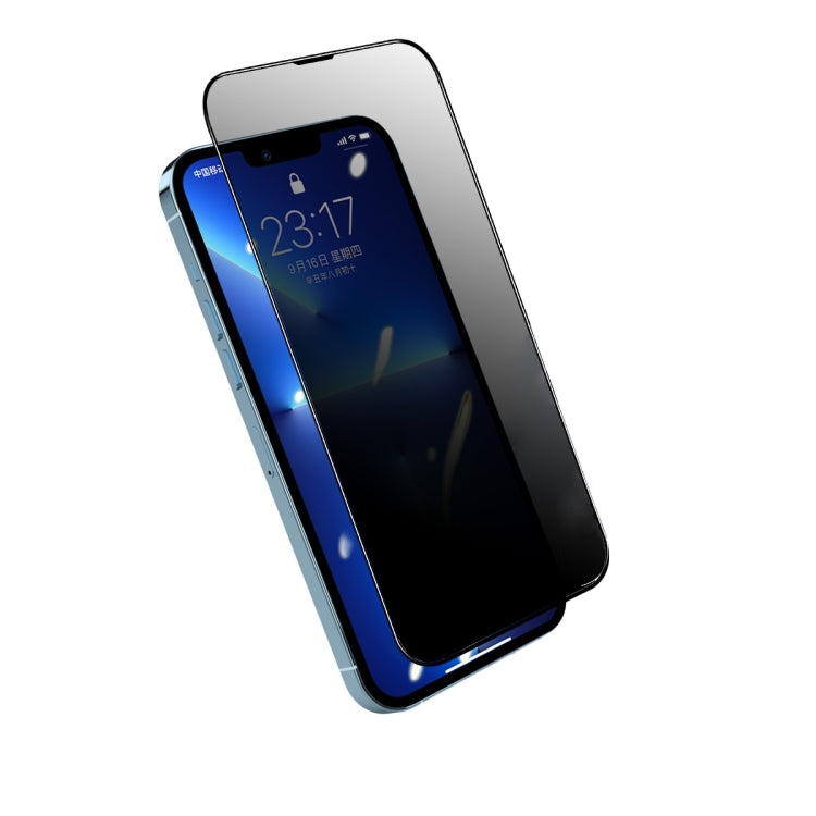 ENKAY Quick Stick Anti-peeping Tempered Glass Film, For iPhone 13 mini, For iPhone 13 / 13 Pro, For iPhone 13 Pro Max