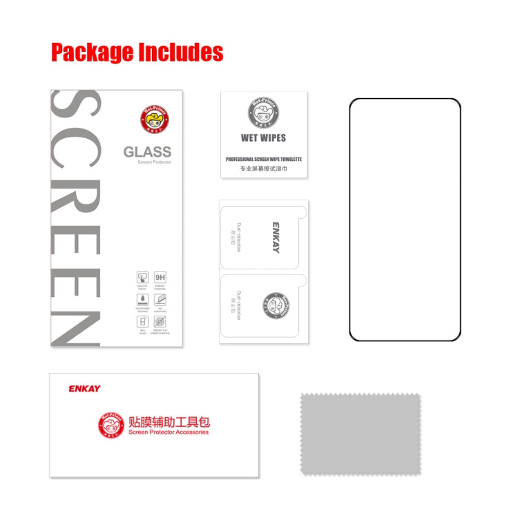 ENKAY 0.26mm 9H 2.5D Tempered Glass Film For Samsung Galaxy S22+ 5G, For Samsung Galaxy S22+ 5G(1pc), For Samsung Galaxy S22+ 5G(2pcs), For Samsung Galaxy S22+ 5G(5pcs), For Samsung Galaxy S22+ 5G(10pcs)
