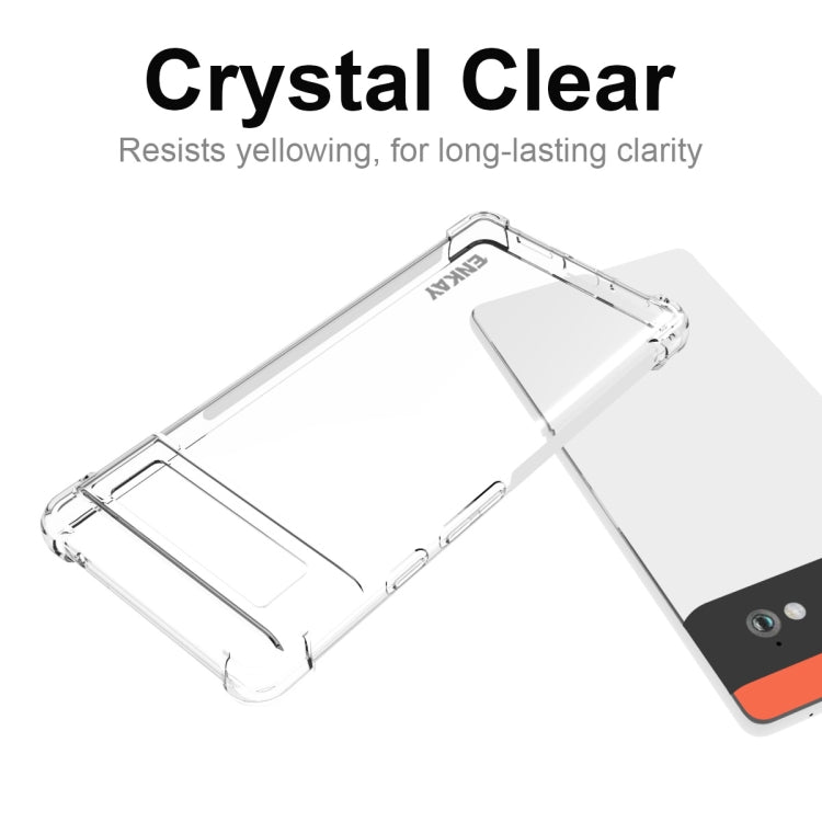 ENKAY Transparent TPU Shockproof Case, For Google Pixel 6, For Google Pixel 6 Pro