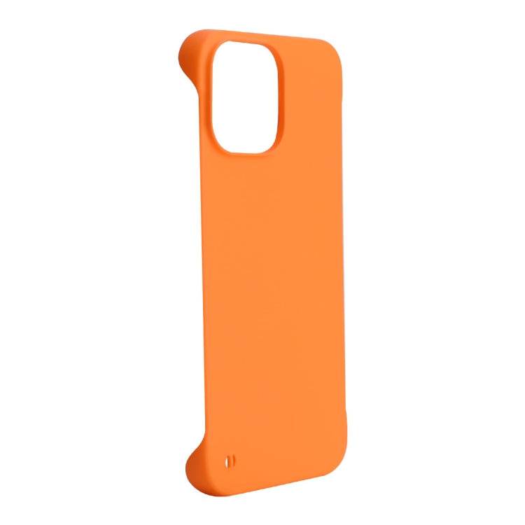 For iPhone 13 Pro Max ENKAY Matte Frameless Hard PC Case (Orange)