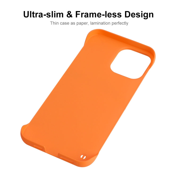 For iPhone 13 Pro Max ENKAY Matte Frameless Hard PC Case (Dark Blue)