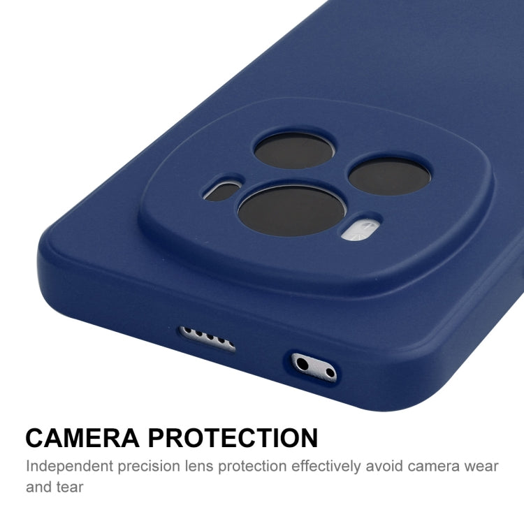 For Honor Magic6 ENKAY Liquid Silicone Soft Shockproof Phone Case(Dark Blue)