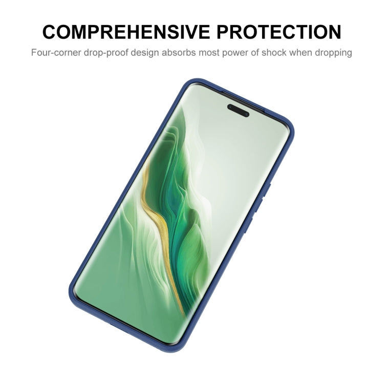 For Honor Magic6 Pro ENKAY Liquid Silicone Soft Shockproof Phone Case(Dark Green)