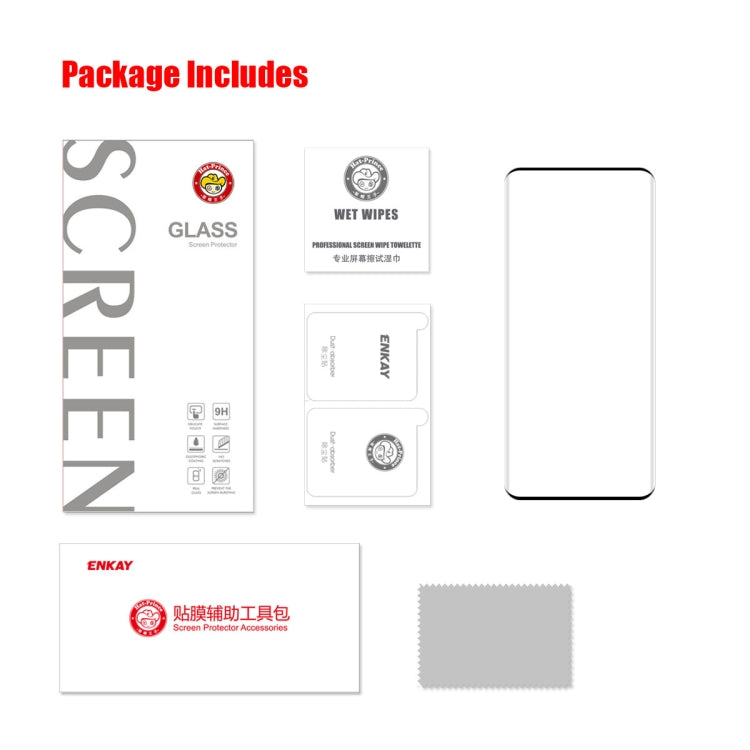 For Xiaomi 12 / 12X ENKAY 3D Hot Bending Explosion-proof Full Tempered Glass Film, For Xiaomi 12(1 PCS), For Xiaomi 12(2 PCS), For Xiaomi 12(5 PCS)