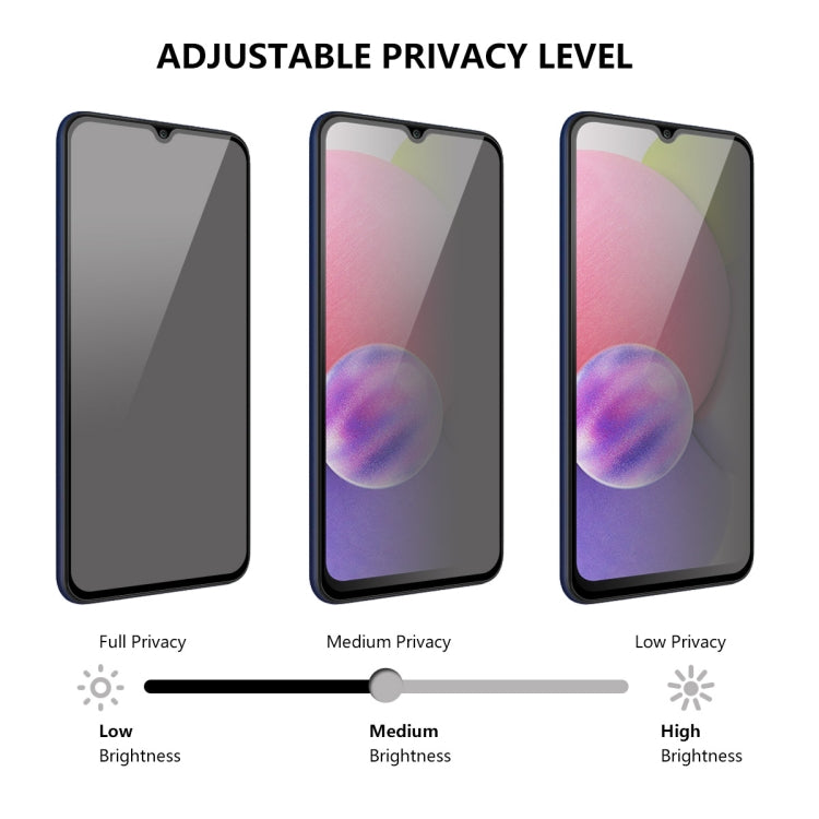 For Samsung Galaxy A22 4G ENKAY 28 Degree Anti-peeping Tempered Glass Full Screen Film, For Samsung Galaxy A22 4G(1 PC), For Samsung Galaxy A22 4G(2 PCS), For Samsung Galaxy A22 4G(5 PCS)
