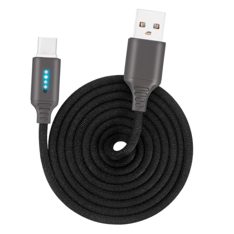 Type-c Intelligent automatic Power cut-off Cable for Zinc Alloy in Light-emitting Data Line