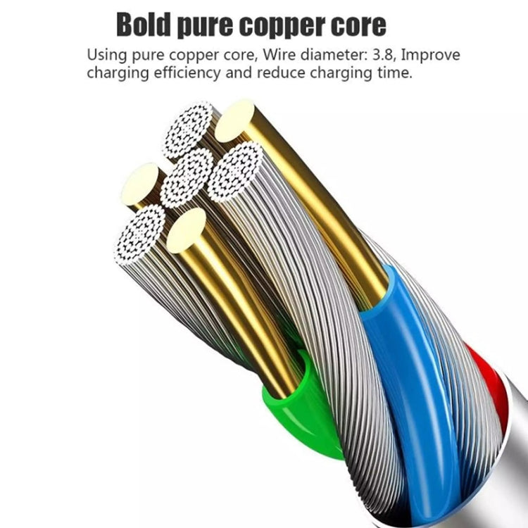 Type-c Intelligent automatic Power cut-off Cable for Zinc Alloy in Light-emitting Data Line