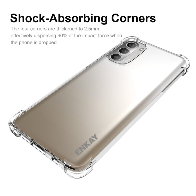 For Motorola Moto G Stylus 5G 2022 ENKAY Clear TPU Shockproof Case