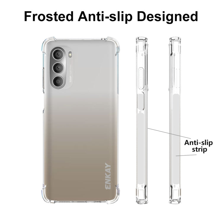 For Motorola Moto G Stylus 5G 2022 ENKAY Clear TPU Shockproof Case