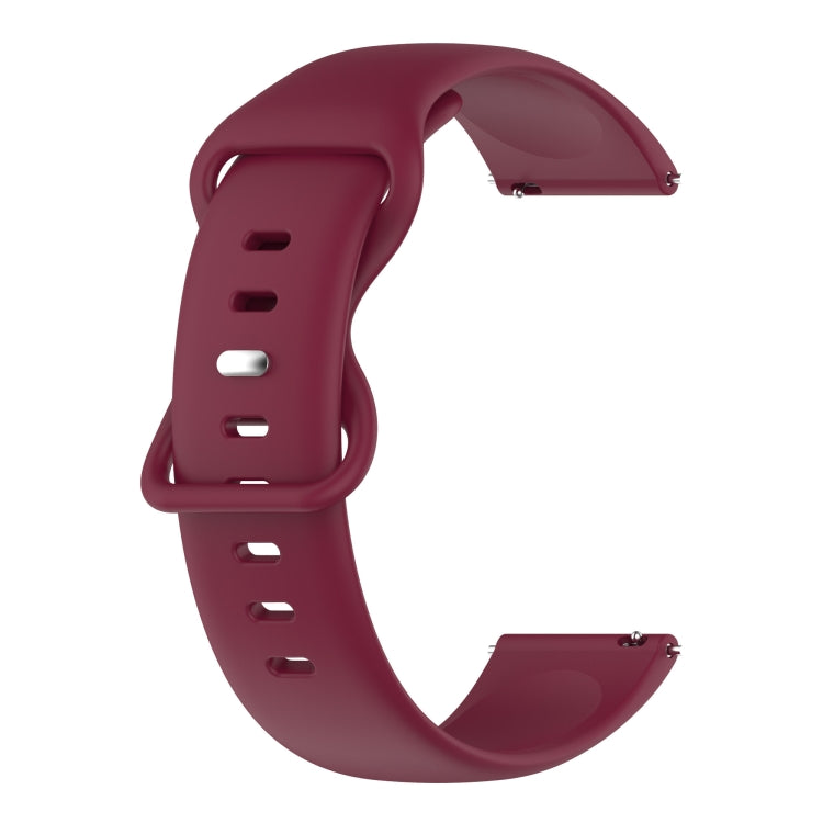 20mm Solid Color Silicone Watch Band, For Garmin Vivomove 3, For Garmin Vivomove