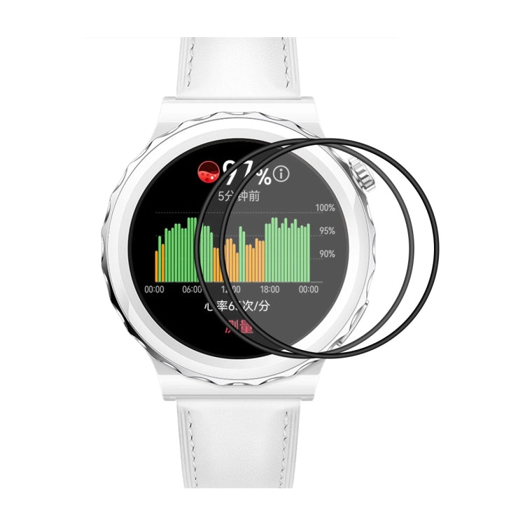 For Huawei Watch GT 3 Pro 43mm ENKAY 3D Full Coverage Soft PC Edge + PMMA HD Screen Watch Film, For Huawei Watch GT 3 Pro 43mm (1 PC), For Huawei Watch GT 3 Pro 43mm (2 PCS), For Huawei Watch GT 3 Pro 43mm (5 PCS), For Huawei Watch GT 3 Pro 43mm (10 PCS)